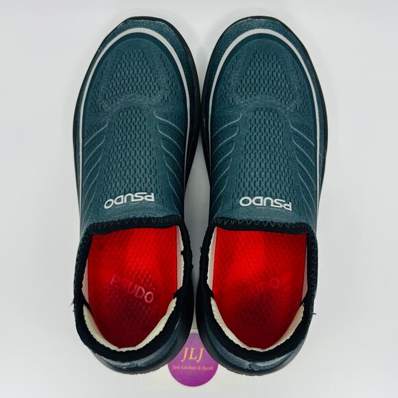 Psudo Men's Racer Sport Slip On Sneaker Shoes Black Made in USA Size 9 - Picture 9 of 12